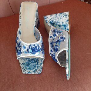 Boho embroidered Betsy Johnson shoes